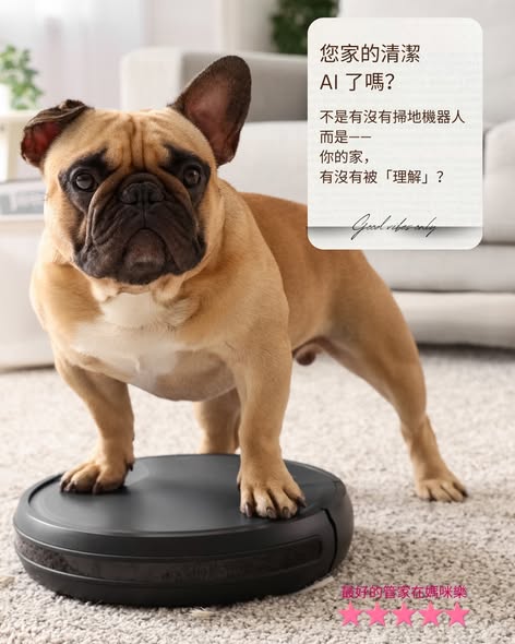 您家的清潔 AI 了嗎？