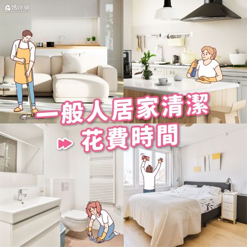 一般人居家清潔花費時間