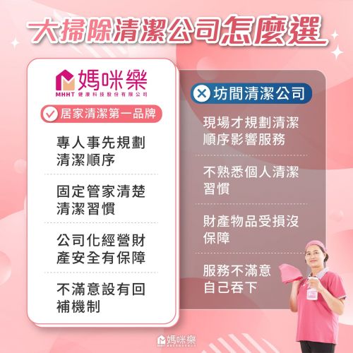 大掃除清潔公司怎麼選?